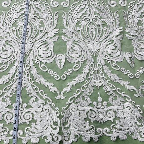 Embroidered Lace Bridal Fabric
