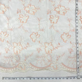 Embroidered Lace Fabric 100% Polyester Net Mesh 51"