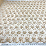 Beaded Lace Fabric on Polyester Net Mesh 53"
