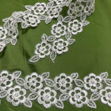 Beaded Corded Lace Trim 2.5"