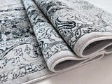 Color-Shifting Foldable Flat Weave Area Rug - 60% Polypropylene 40% Polyester Fabric - Shifting Hues, KV68, 7'9" X 10'2" (1 Rug)