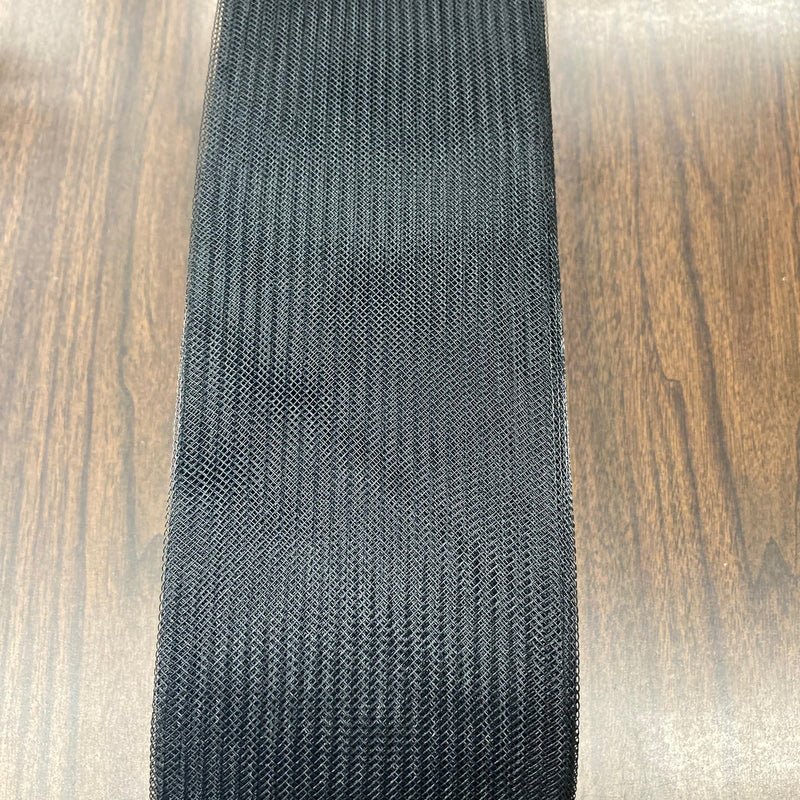 1 Yard Horsehair Braid Boning Stiff Crinoline Trim for Bridal, Quinceañera & Costume Design 4" Wide