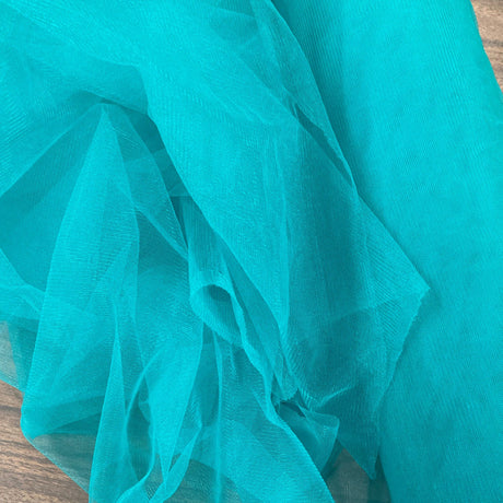 1 Yard 2 Way Stretch Nylon Net Mesh Fabric | 60" Width | Lightweight Sheer Mesh for Gowns, Dancewear & Costumes
