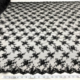 Beaded Corded Bridal Lace Fabric 52" Wide