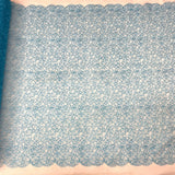 Corded Bridal Lace Fabric Embroidered Net Mesh