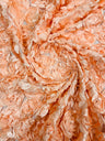 3D Roses On A Mesh Fabric - 54" Width, Color Options (1 Yard)