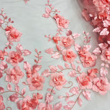 3D Floral Lace Fabric 60" Wide