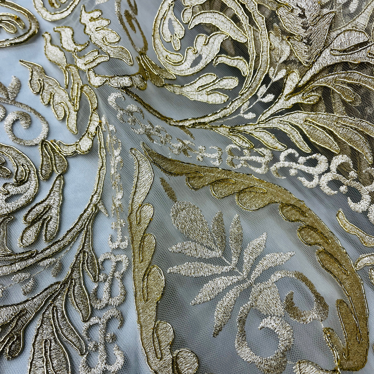 Embroidered Lace Bridal Fabric