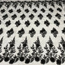 Beaded 3D Floral Lace Fabric 52" Wide