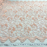 Beaded Corded Bridal Lace Fabric 54" Wide
