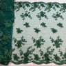 Beaded 3D Floral Lace Trimming