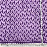 Embroidered Lace Mesh in Lt. Blue and Purple