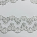 Polyester Net Mesh Corded Lace Trimming 3 Inch Wide