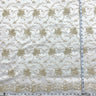 Corded Bridal Lace Fabric 100% Polyester Net Mesh 52"