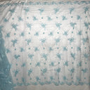 Beaded Embroidered Lace Mesh Fabric