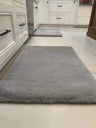 Faux Fur Rug Fabric - Charcoal Gray, 2' X 3' (1 Piece)
