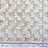 Embroidered Lace Mesh Floral