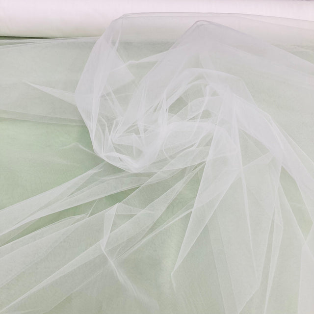 Nylon Tulle Net Bridal Veil Mesh Fabric 120"