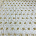 Beaded Corded Bridal Lace Fabric 52"