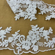 Beaded Floral Lace Trim