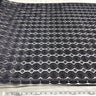 Embroidered Floral Lace Fabric Navy 45"