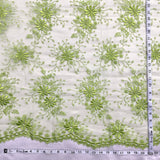 1 Yard Floral Embroidered Lace Fabric for Bridal Evening Gowns 52 inch Width