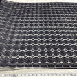 Floral Lace Embroidered 100 Percent Polyester Net Mesh Fabric - Navy Floral Pattern, 45" Width (1 Yard)