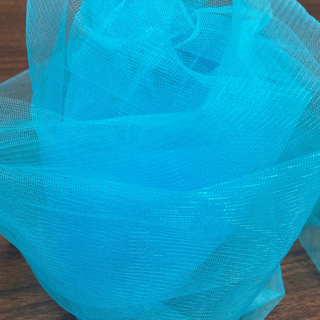 1 Yard 2 Way Stretch Nylon Net Mesh Fabric | 60" Width | Lightweight Sheer Mesh for Gowns, Dancewear & Costumes