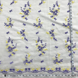 Beaded Lace Fabric on Polyester Net Mesh