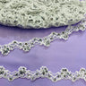 Beaded Lace Trimming White/Silver