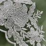 Beaded Corded Floral Lace Trim
