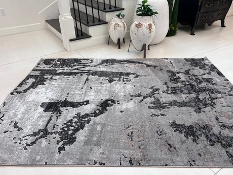 DEV309 Polypropylene Polyester Area Rug - Color Shifting Flat Weave, 5' 4" X 7' 8", 8' X 11" (1 Unit)