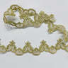 Polyester Net Mesh Corded Lace Trimming 1.5"