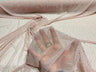 Sheer All Over AB Rhinestones Stretch Power Mesh Fabric - Colorful Rhinestone Embellishment, 58IN WIDTH (1 Yard)