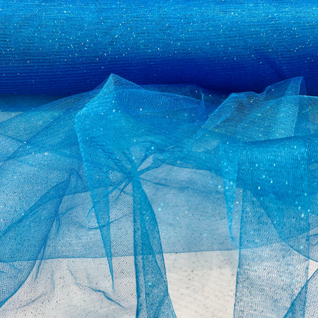 Glitter Mesh Polyester Fabric - Sparkle Net, 60" Width (1 Yard)