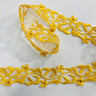 Beaded Lace Trimming 2" Embroidered Organza