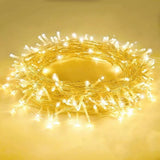 USB LED Curtain String Lights 8 Modes Christmas Window Decor