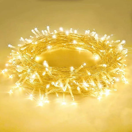 USB LED Curtain String Lights 8 Modes Christmas Window Decor