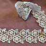 Beaded Corded Lace Trim 2.5"