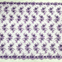Corded Floral Lace Fabric Ivory