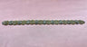 Crystal Floral Bridal Rhinestone Sash Applique Crystal Sash Fabric - Silver Floral Pattern, 18.75" X 1.25" (1 Piece)