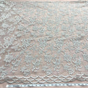 Beaded Corded Bridal Lace Mesh