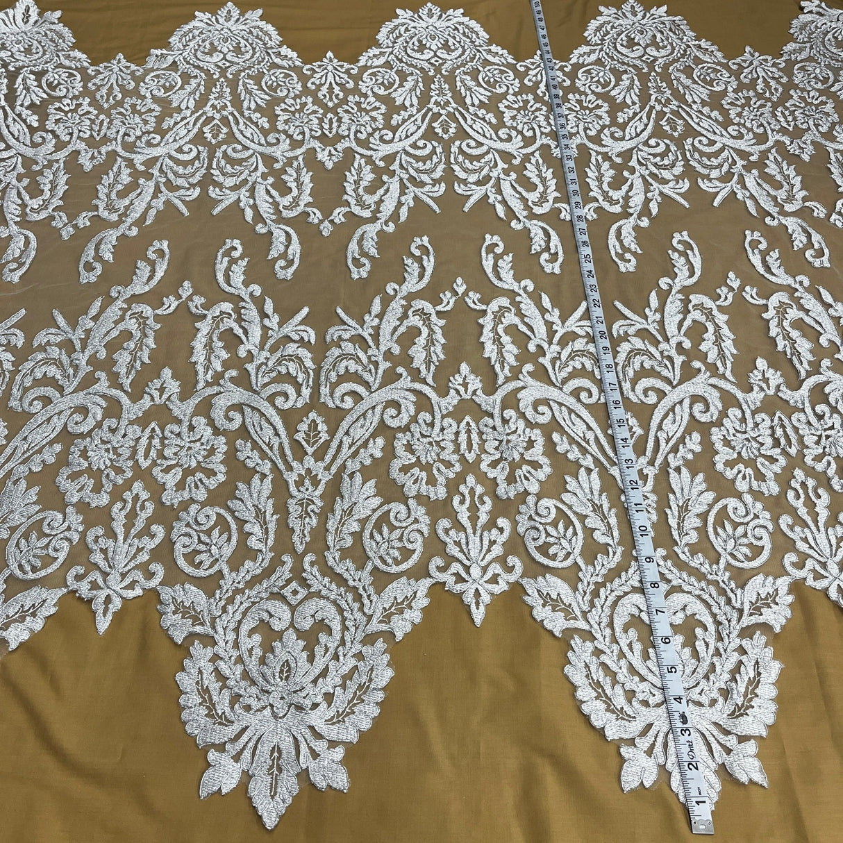 Corded Bridal Lace Fabric 52" Wide