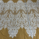 Corded Bridal Lace Fabric 52" Wide
