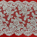 Beaded Corded Lace Trim