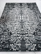 Tess 908 Gray Polypropylene Area Rug - Gray, Soft Backing, Power-Loomed, Stain And Fade Resistant (5' 3" X 7' 4")