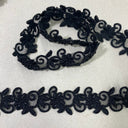 Beaded Corded Lace Trimming 1.5"