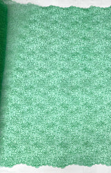 1 Yard Corded Bridal Lace Fabric Embroidered on 100% Polyester Net Mesh, Elegant Wedding Material