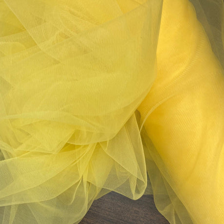 1 Yard White Stretch Nylon Net Mesh Fabric 60 Inch Width