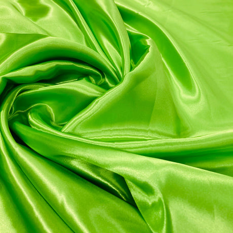 1 Yard Aqua Blue Charmeuse Medium Satin Lining Fabric 60 Inch Width